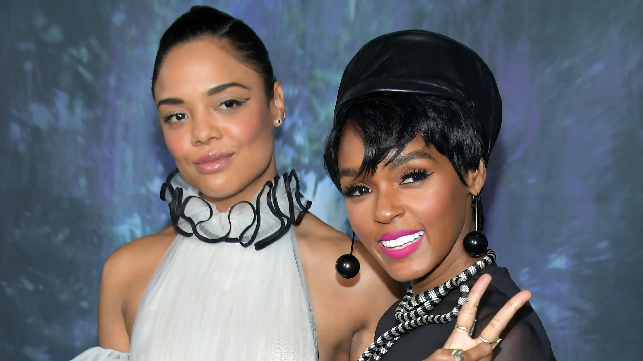 Janelle Monáe and Tessa Thompson