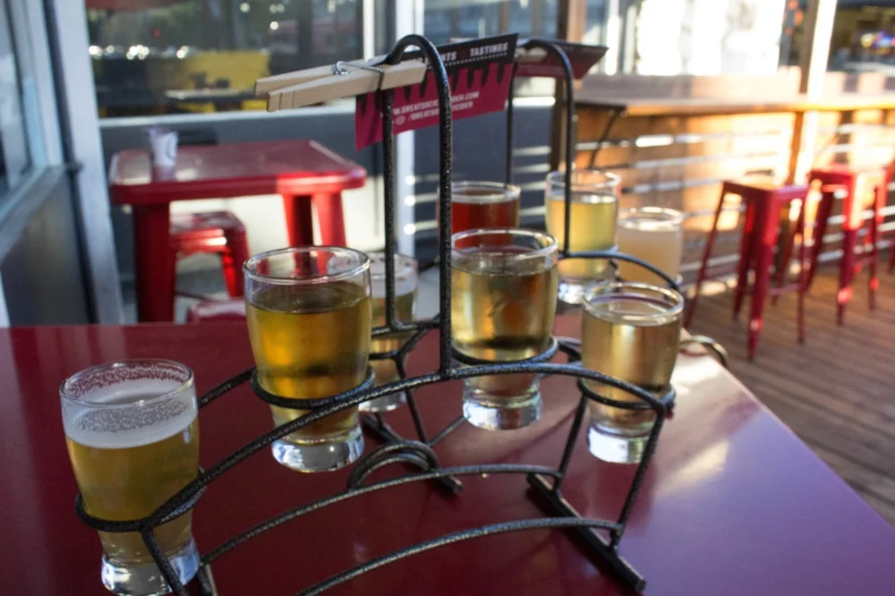 The Taster Flight. Photo Credit: Jaron Cofield