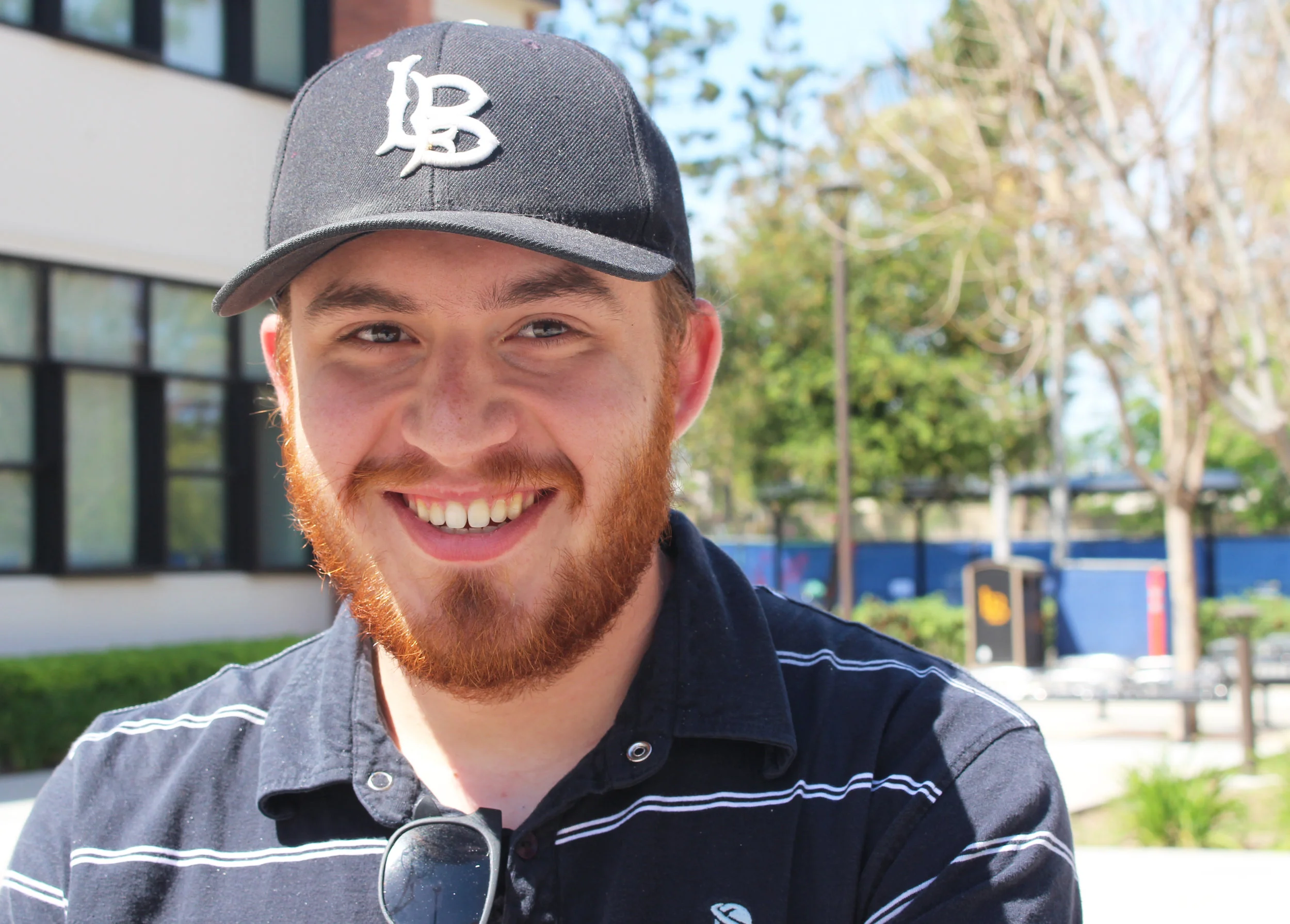 Nick Tate, 24, journalism major. Photo by Leslie Veliz.