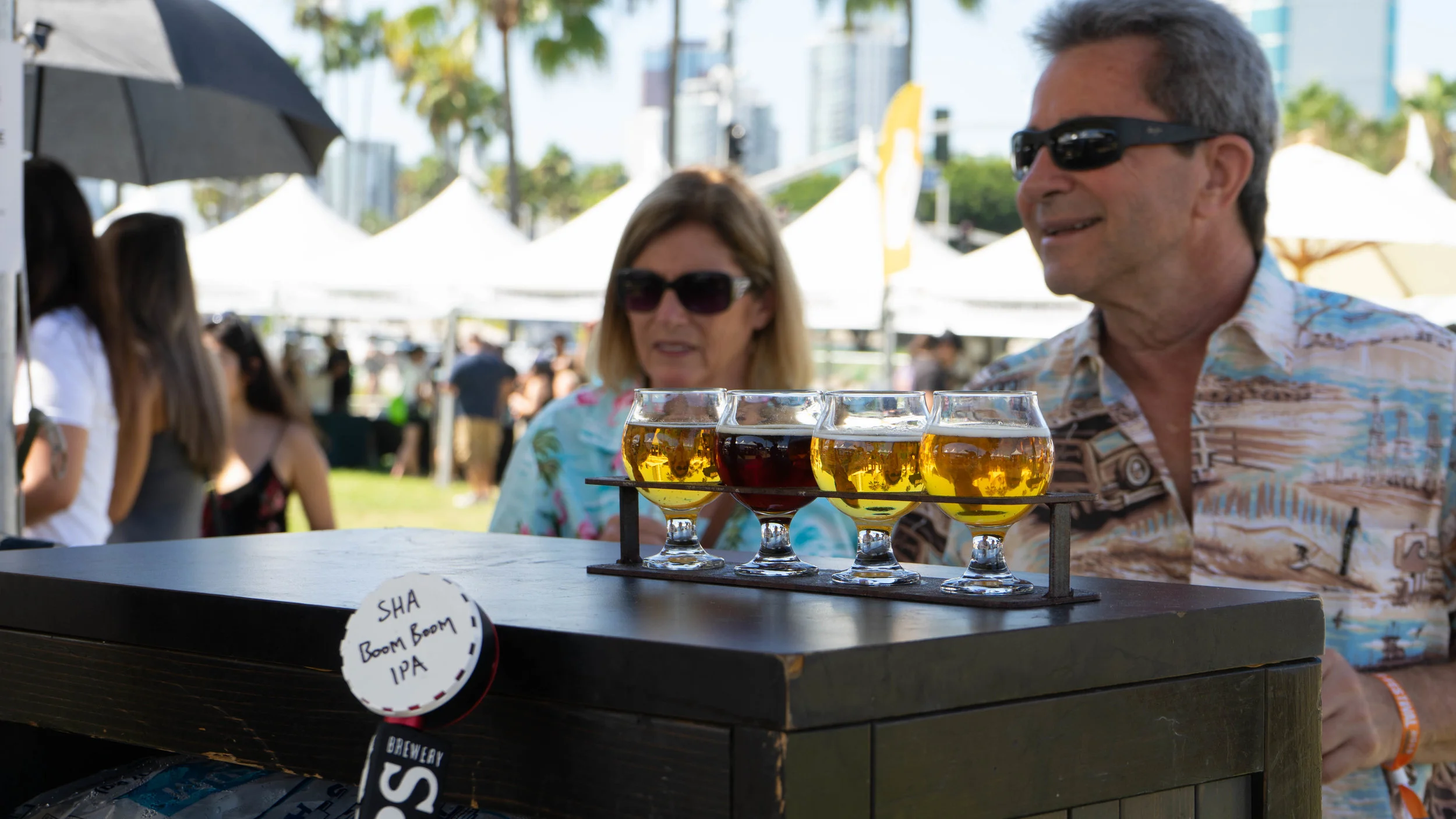 Each booth had a few different beers to sample. Some even served up specials made just for the event.