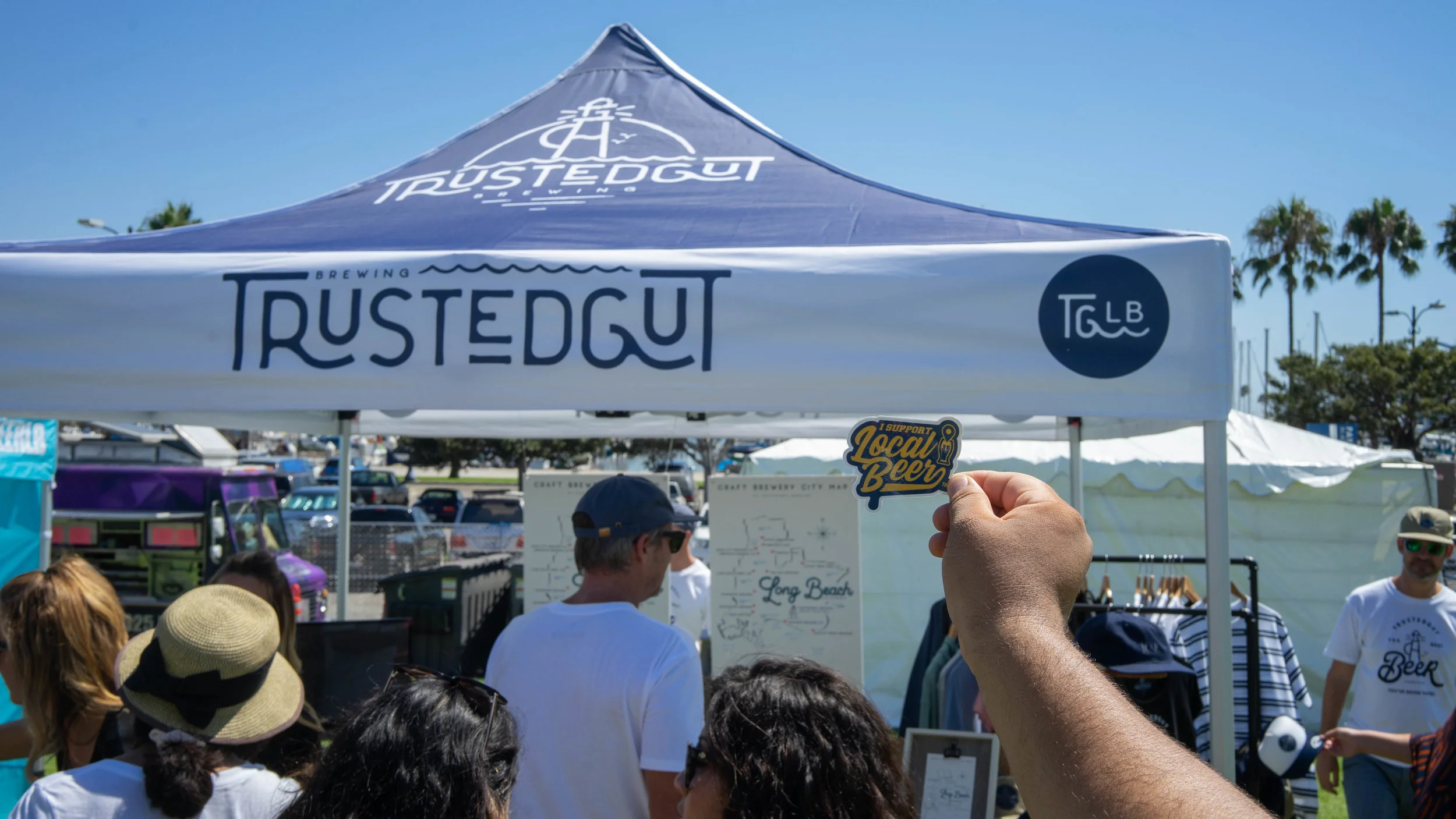 This was the first time the festival held an event outside Sacramento, CA. As such, the local breweries came out in full force.