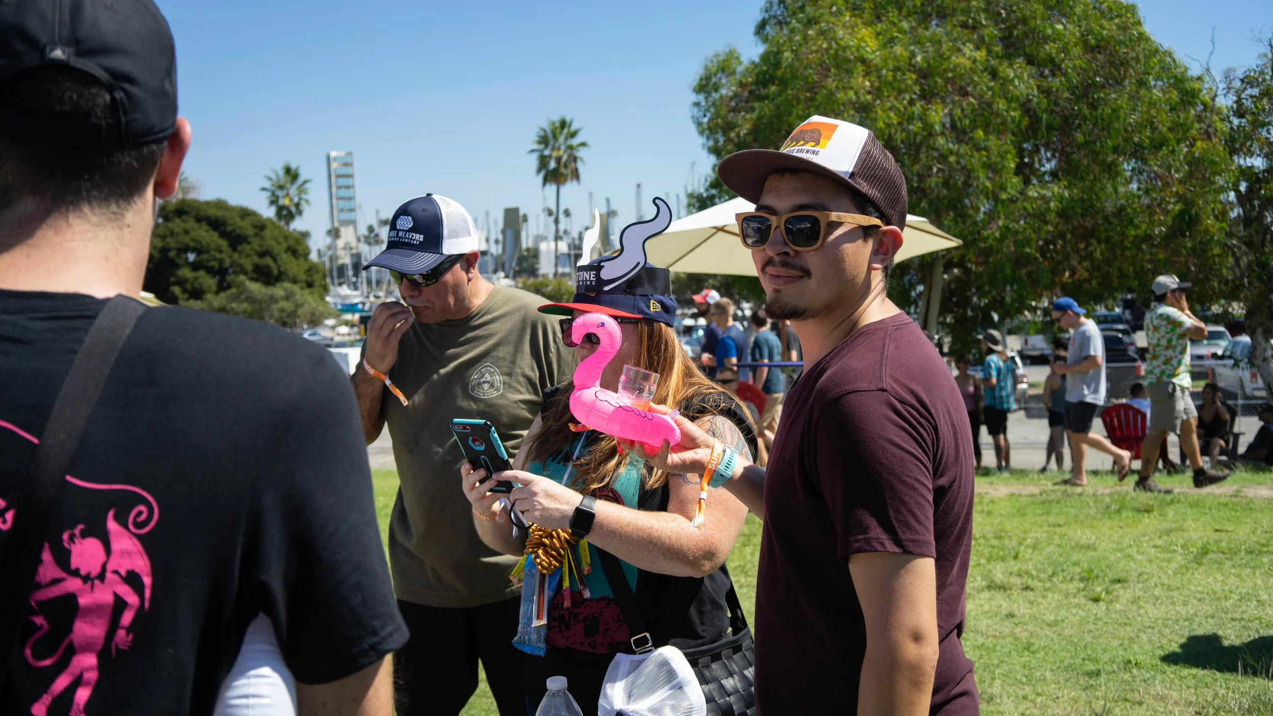 The festival was centered around fun, and everyone present had a pretty good sense of humor.