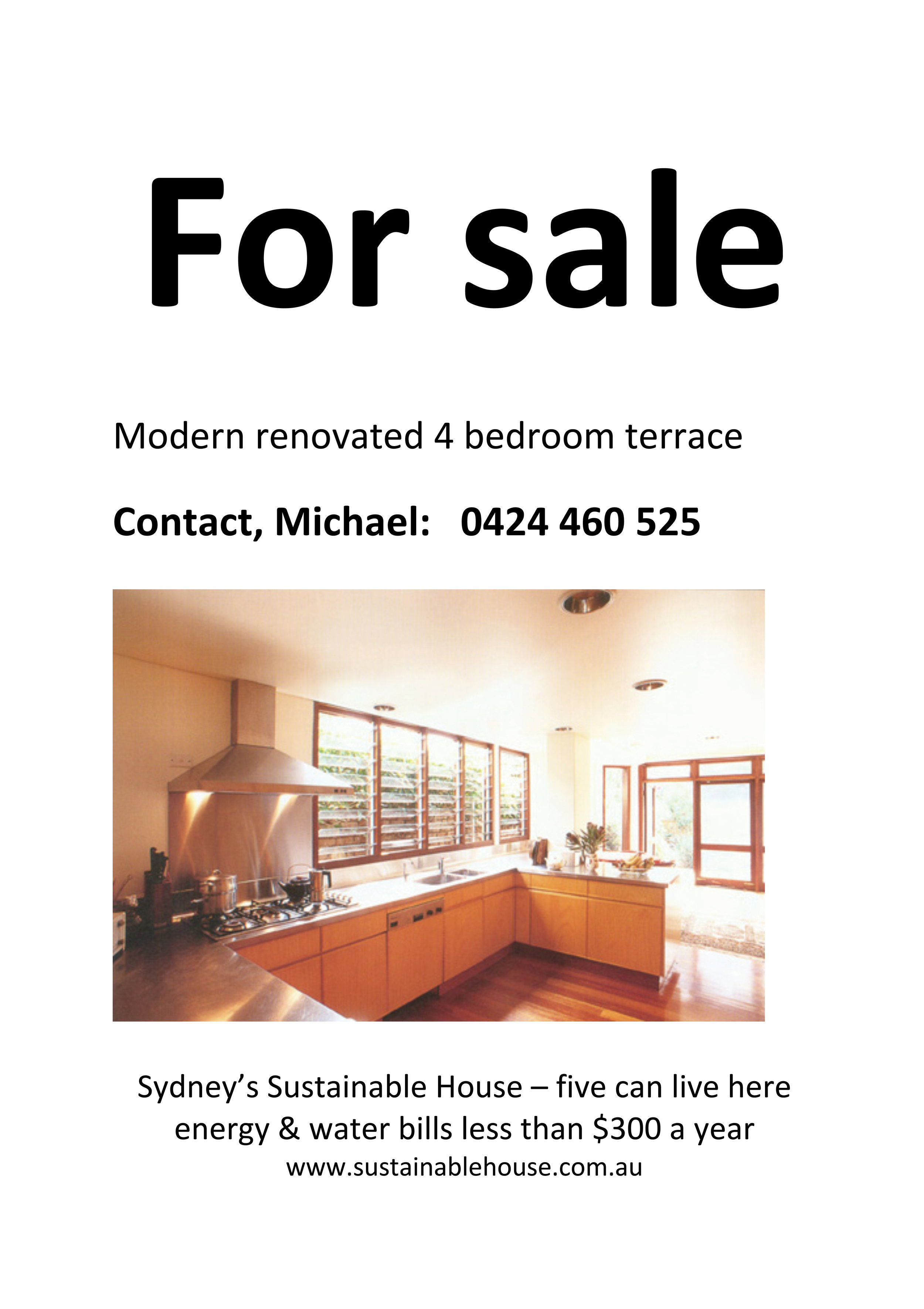 Sydney's Sustainable House for sale