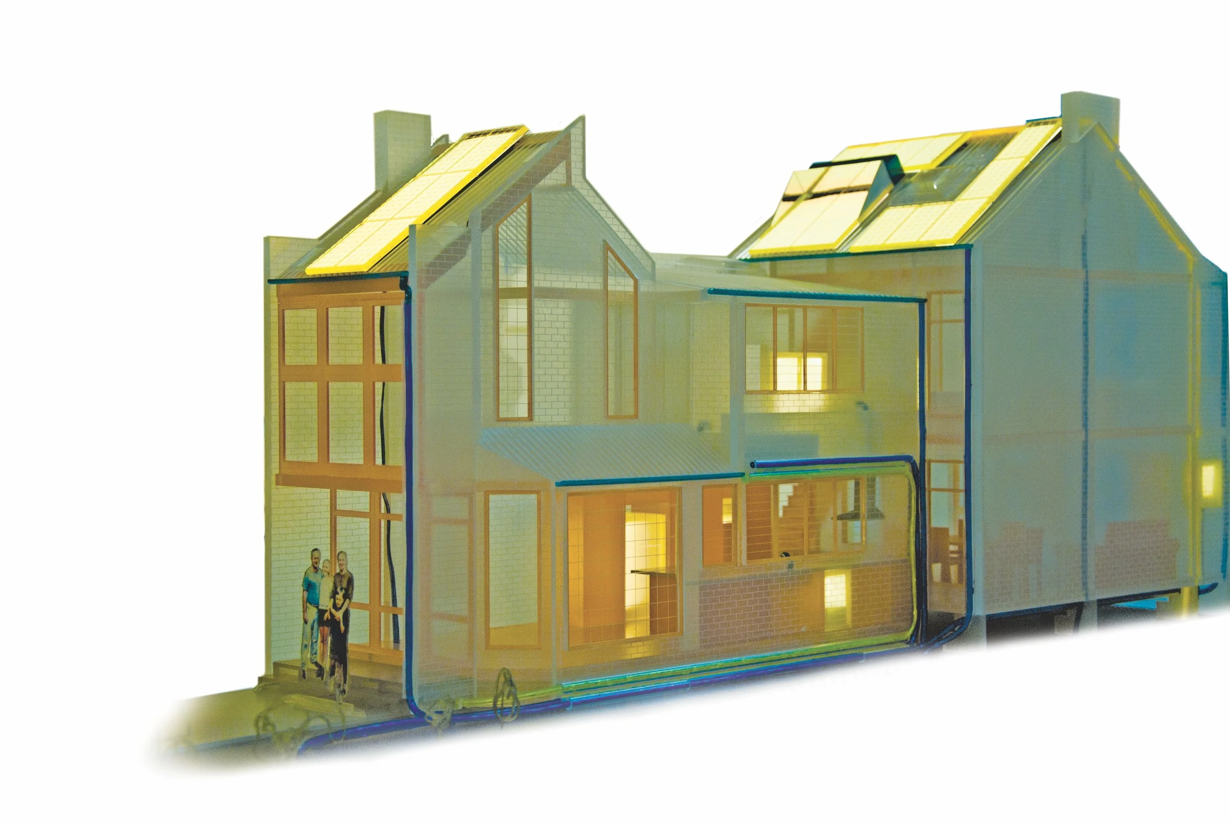 • Model of Sydney’s Sustainable House in Powerhouse Museum, Sydney