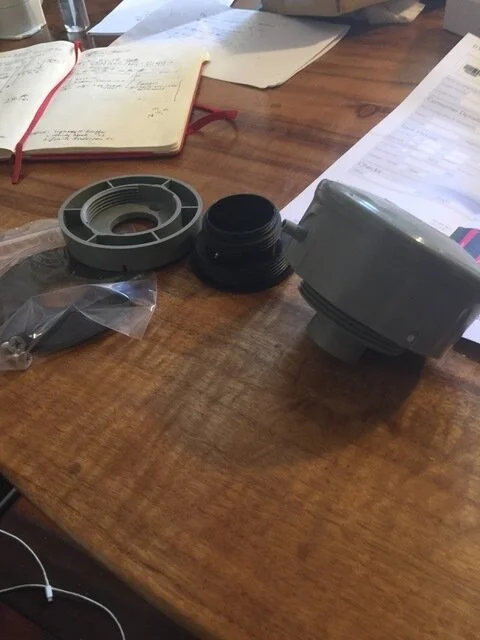 • The sensor arrived in parts, and it looked like this before being assembled