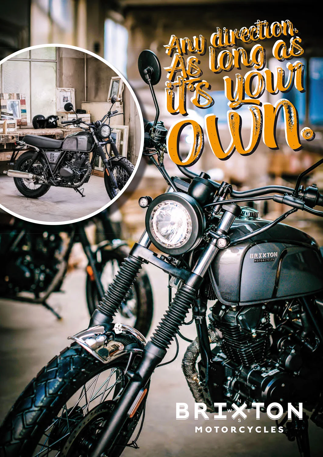 Werbung Brixton Motorcyle Fotograf