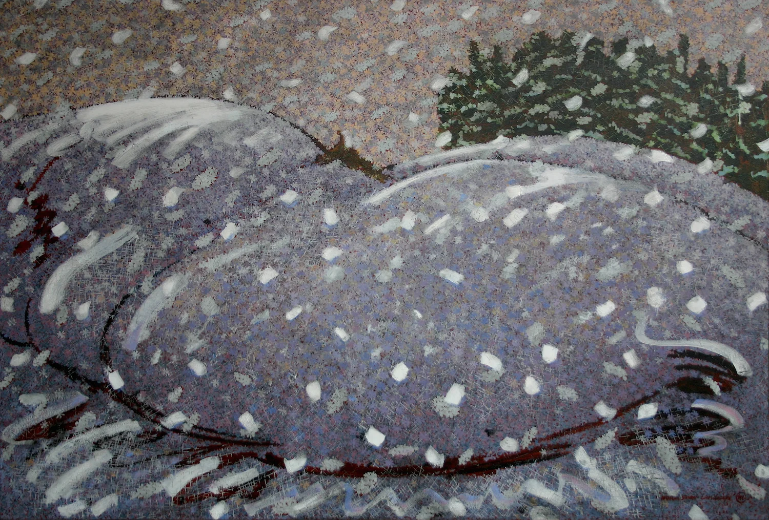 Warm Snow Landscape