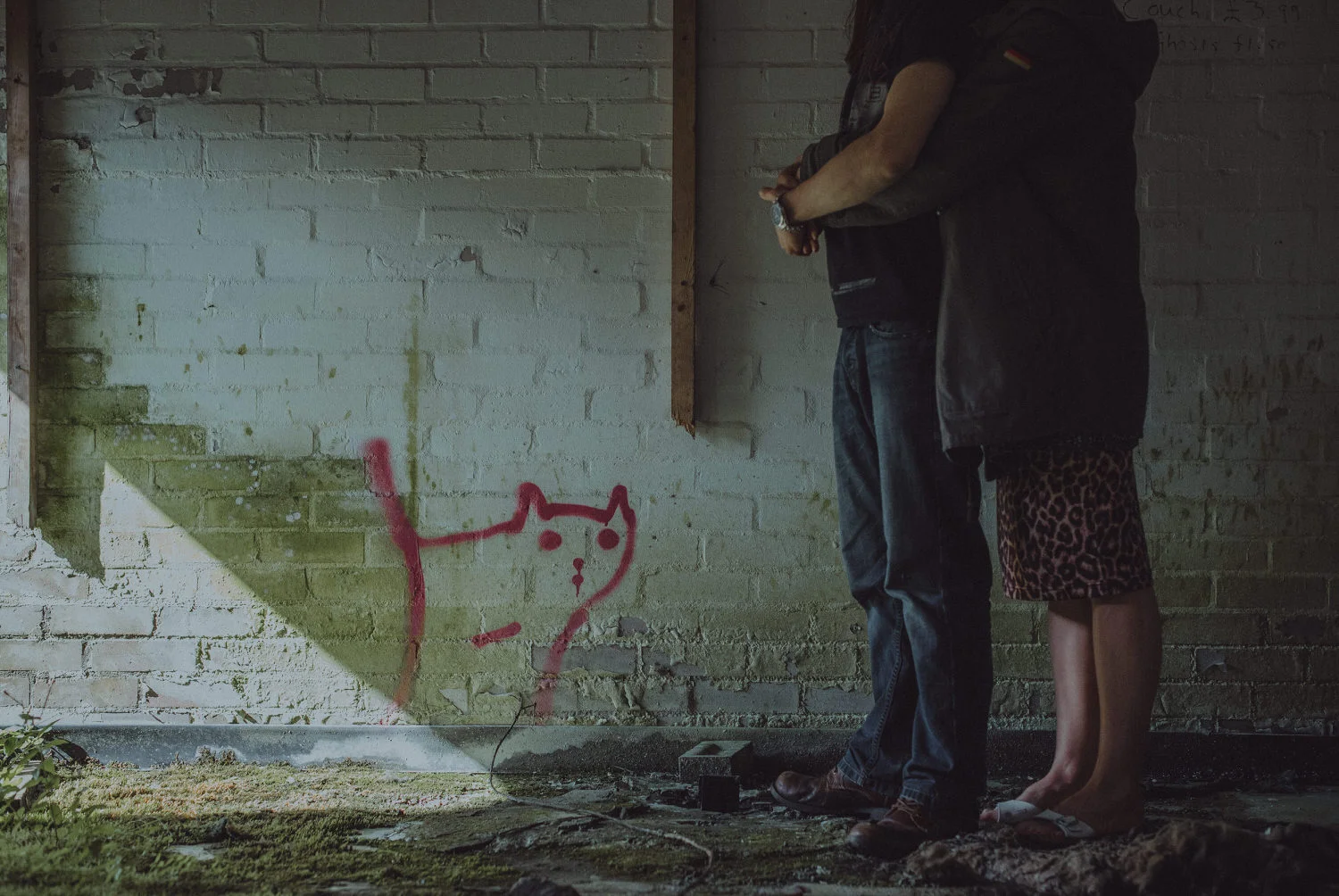 Rhianna & Richie - A pre-wedding photo shoot at Polphail abandoned village. 29th July 2015 at Portavadie, Scotland.