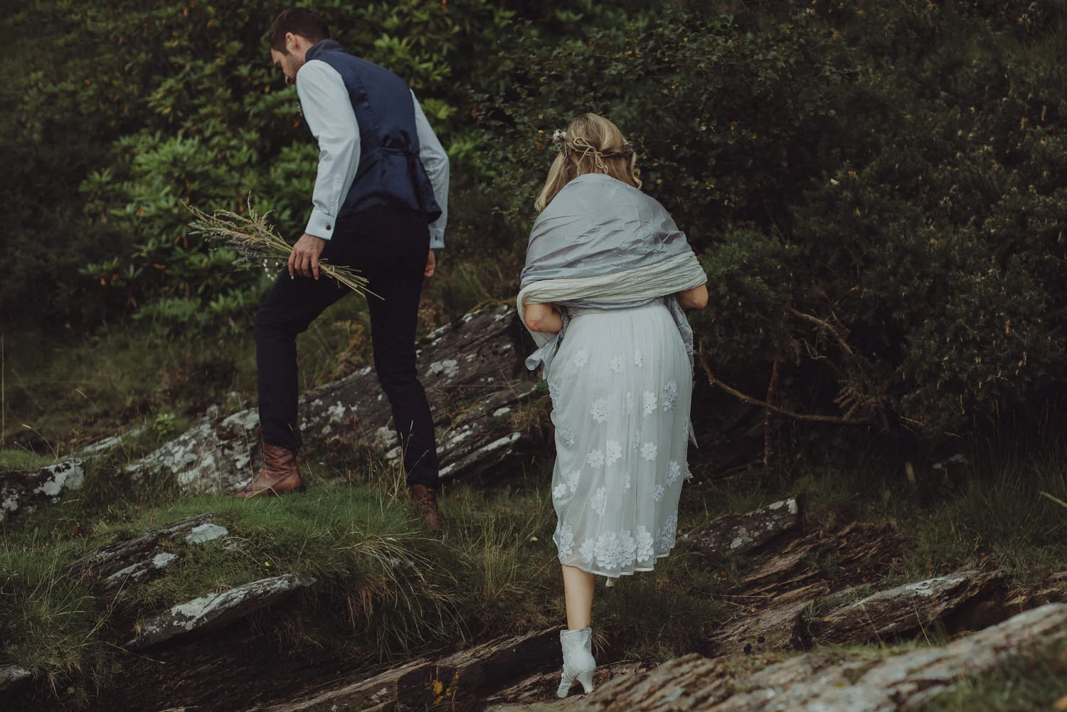 Dom & Leanne's intimate Scottish elopement