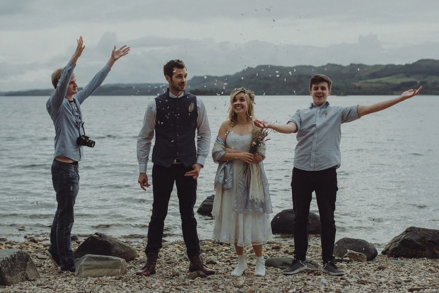 Dom & Leanne's intimate Scottish elopement