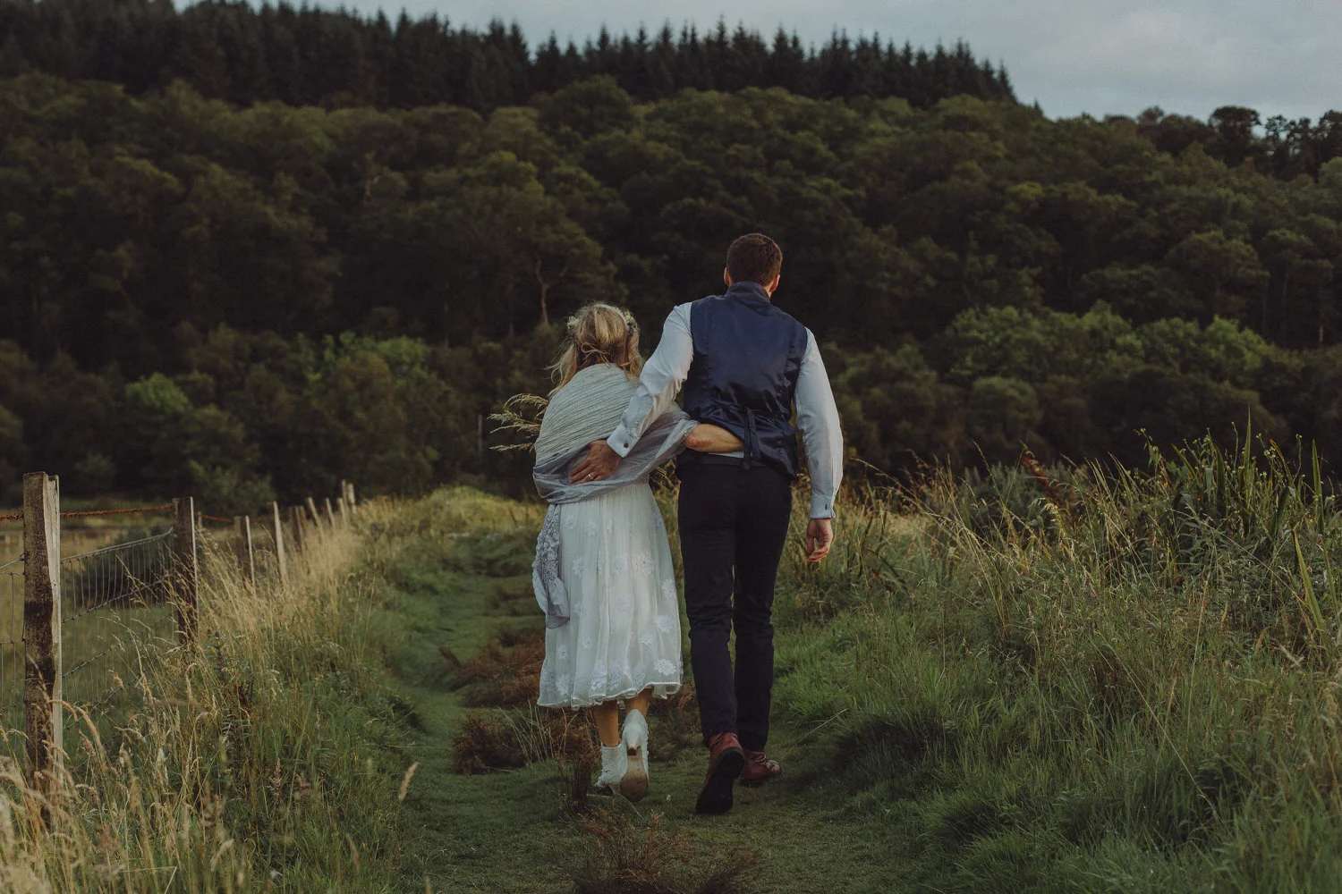Dom & Leanne's intimate Scottish elopement