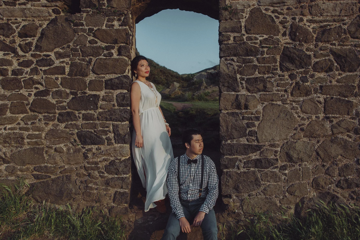 Hui Ying & Lionel's Edinburgh engagement shoot