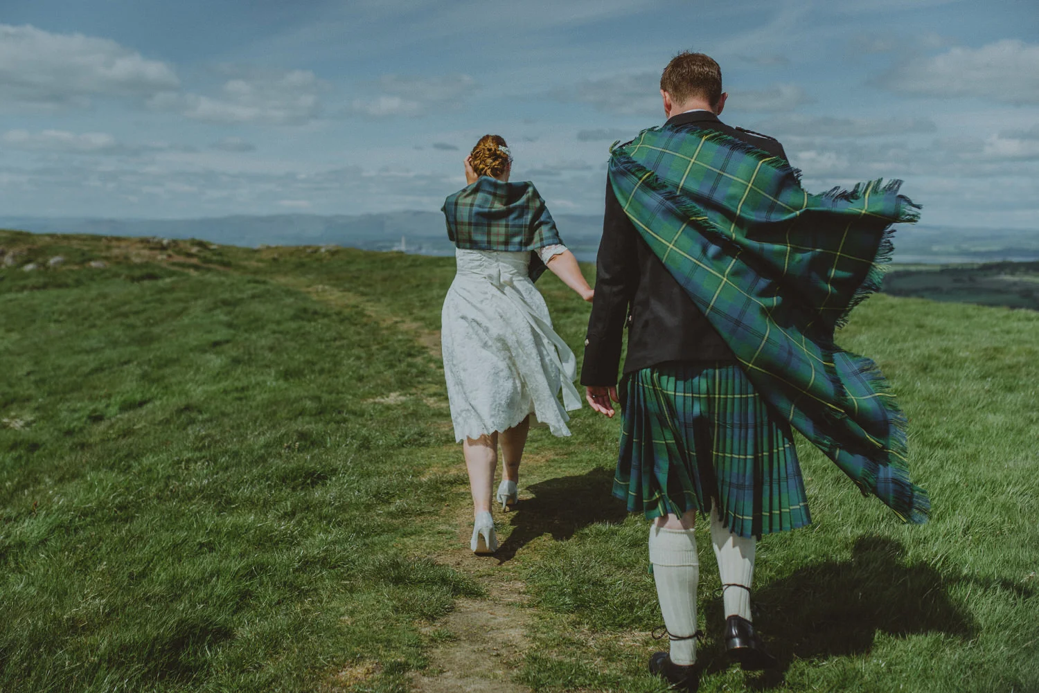 Lynn & Richard's Scottish farm wedding