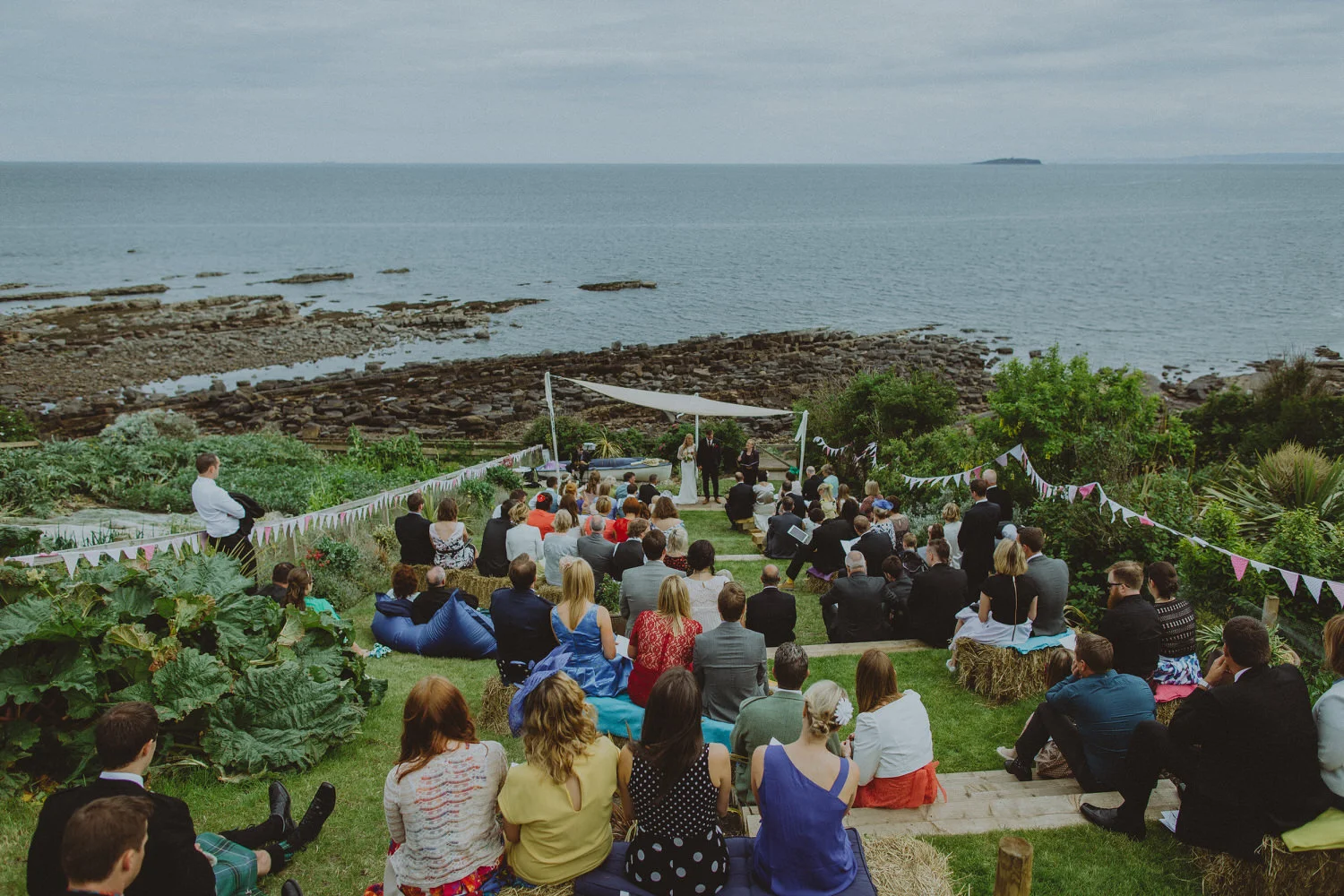 Nathan & Sam's seaside garden wedding in Crail, Fife
