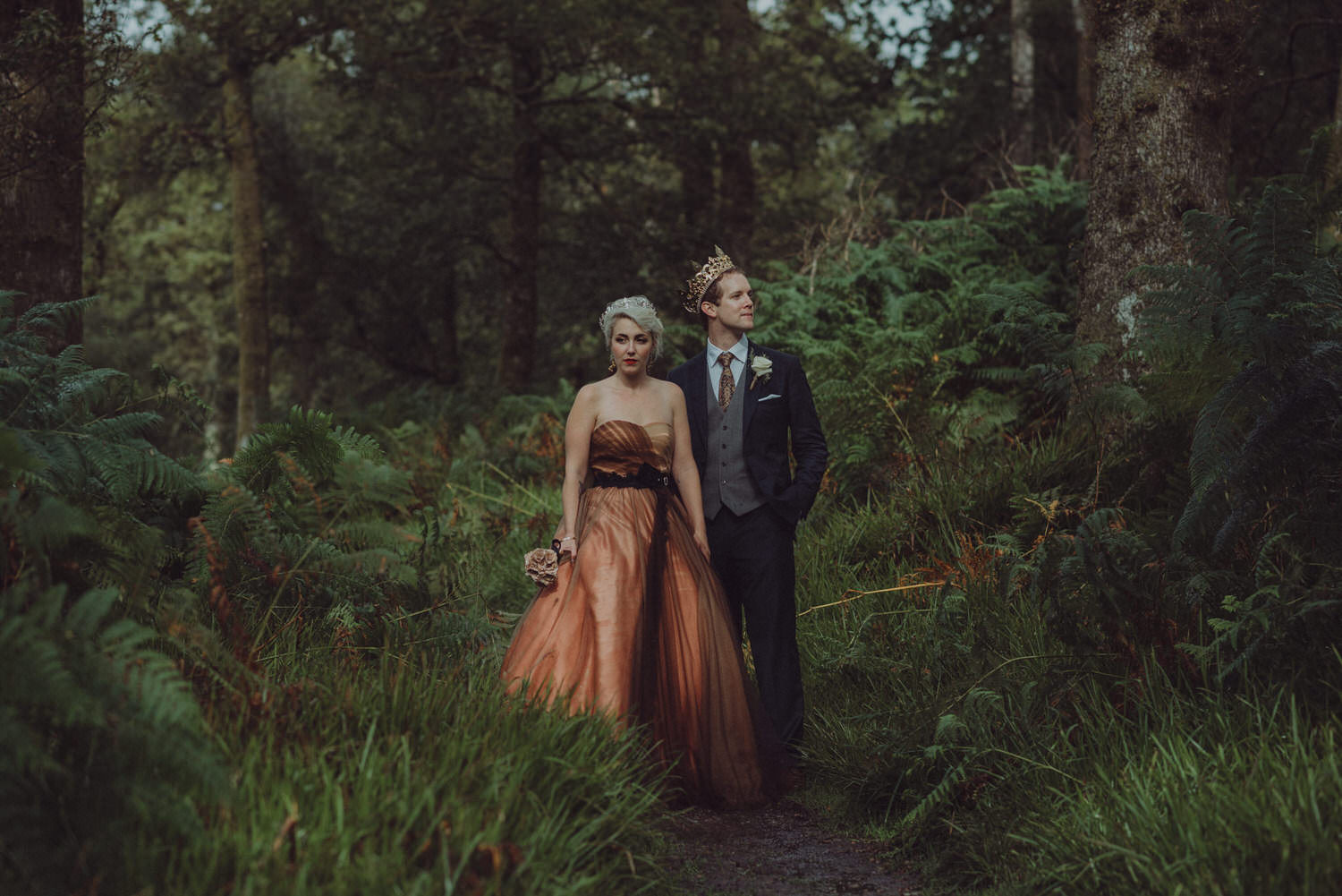  David & Victoria's wedding on Inchcailloch island, Loch Lomond and at One Devonshire Gardens in Glasgow, Scotland in autumn 2015 