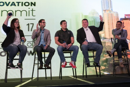 Anna (on left) at 2017 Restaurant Innovation Summit
