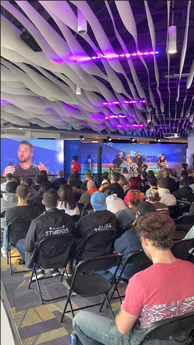 David Brodeur (Brilly) speaking at VeeCon