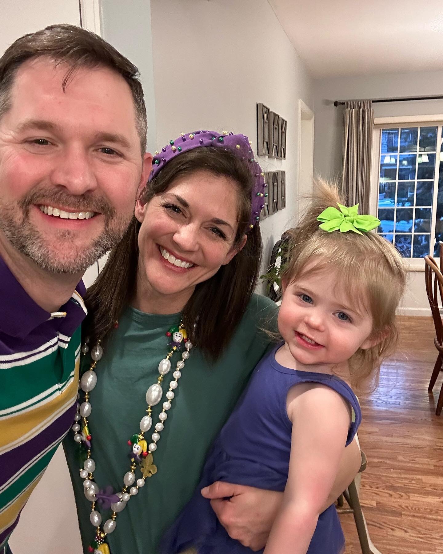 No other day makes me more homesick than Mardi Gras. Thanks fully @cathybueche makes sure we have king cake and the right outfits.

Tonight our friends invited us over for dinner and asked me to give a presentation on the history for Mardi Gras. It w