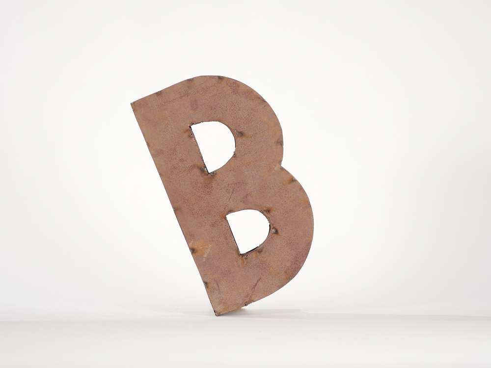 Rusty Letter B