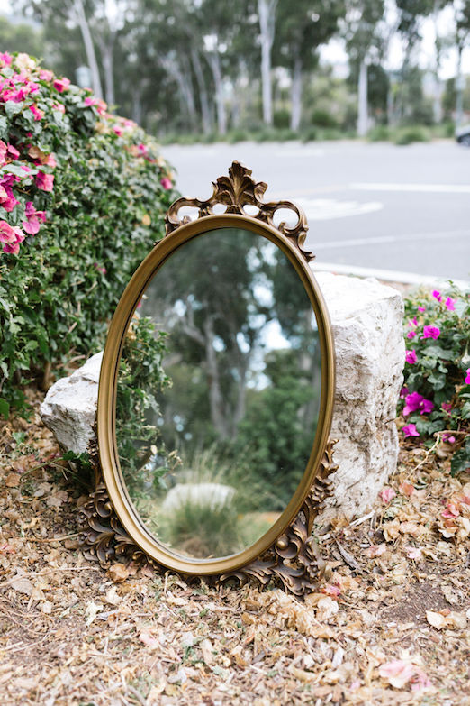 Guinevere Ornate Oval Mirror