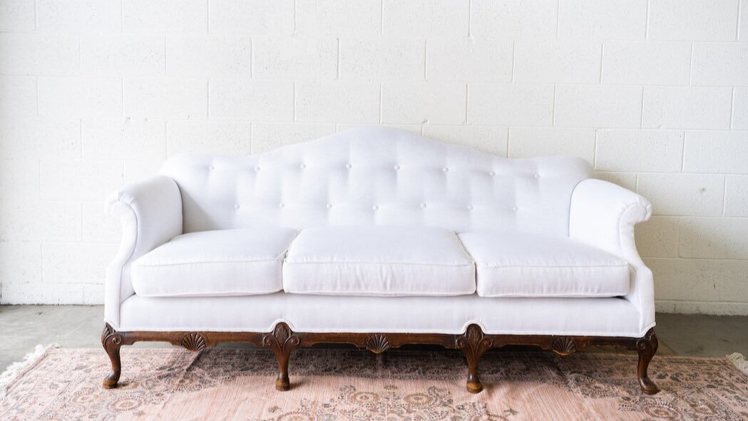 Carol White Camelback Sofa Provenance Als Carol White Camelback Sofa