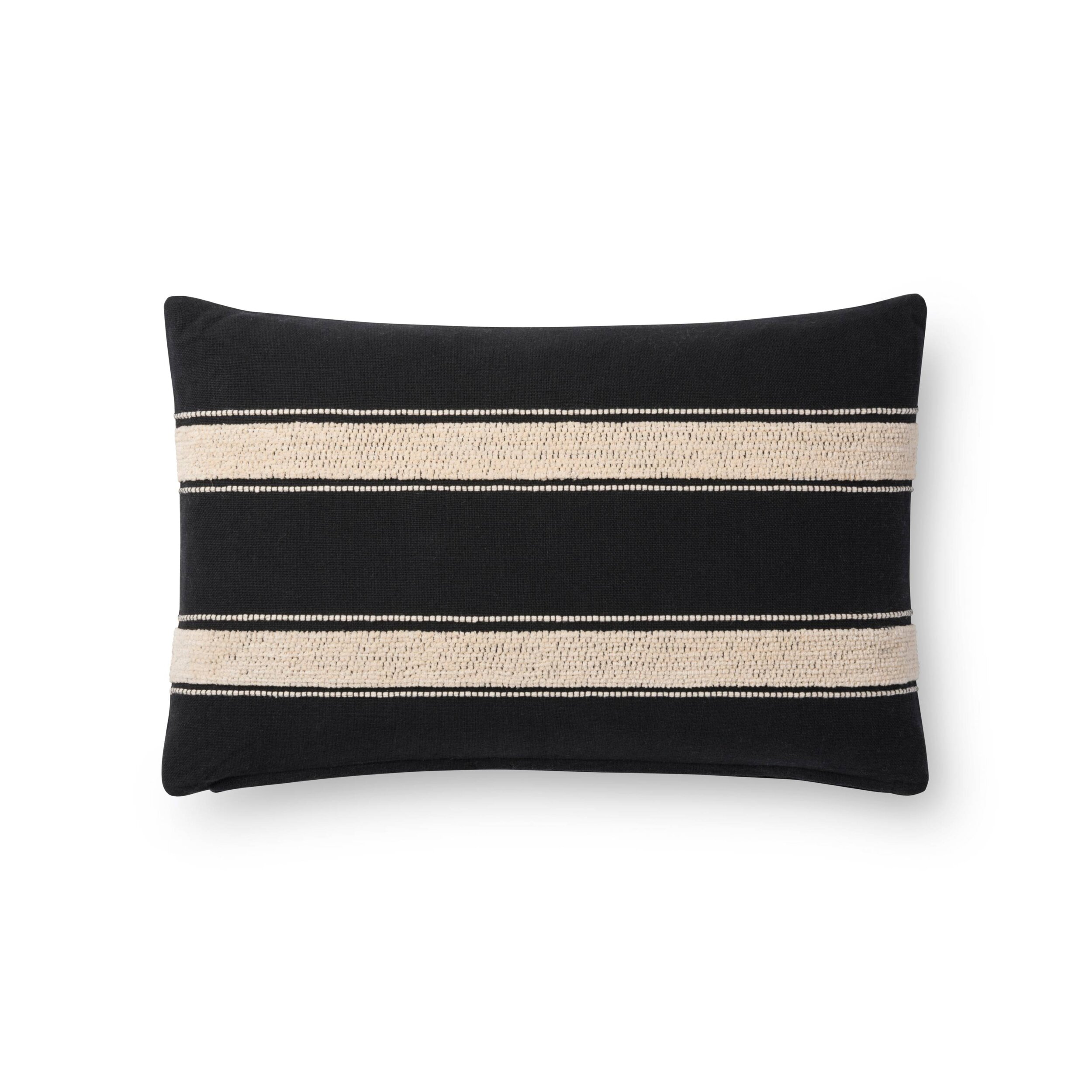 Amara Striped Lumbar Pillow