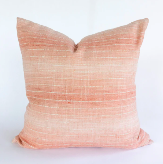 Henley Pink Ombre Striped Pillow 1 - Provenance Vintage Specialty Rentals Pillow Rentals Bohio Picnic Baby Shower Bridal Shower Event Rentals Party Rentals Prop House Prop Rentals Near Me.png