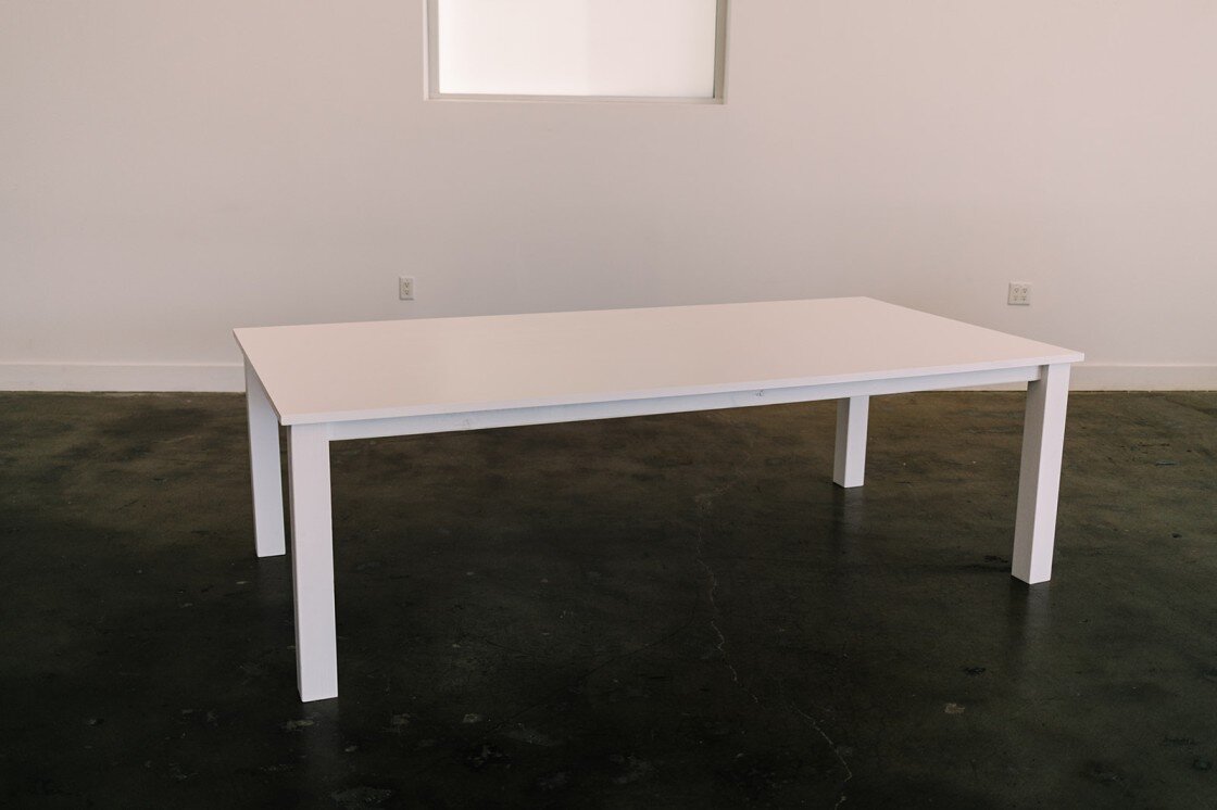 Aspen White Modern Farm Table