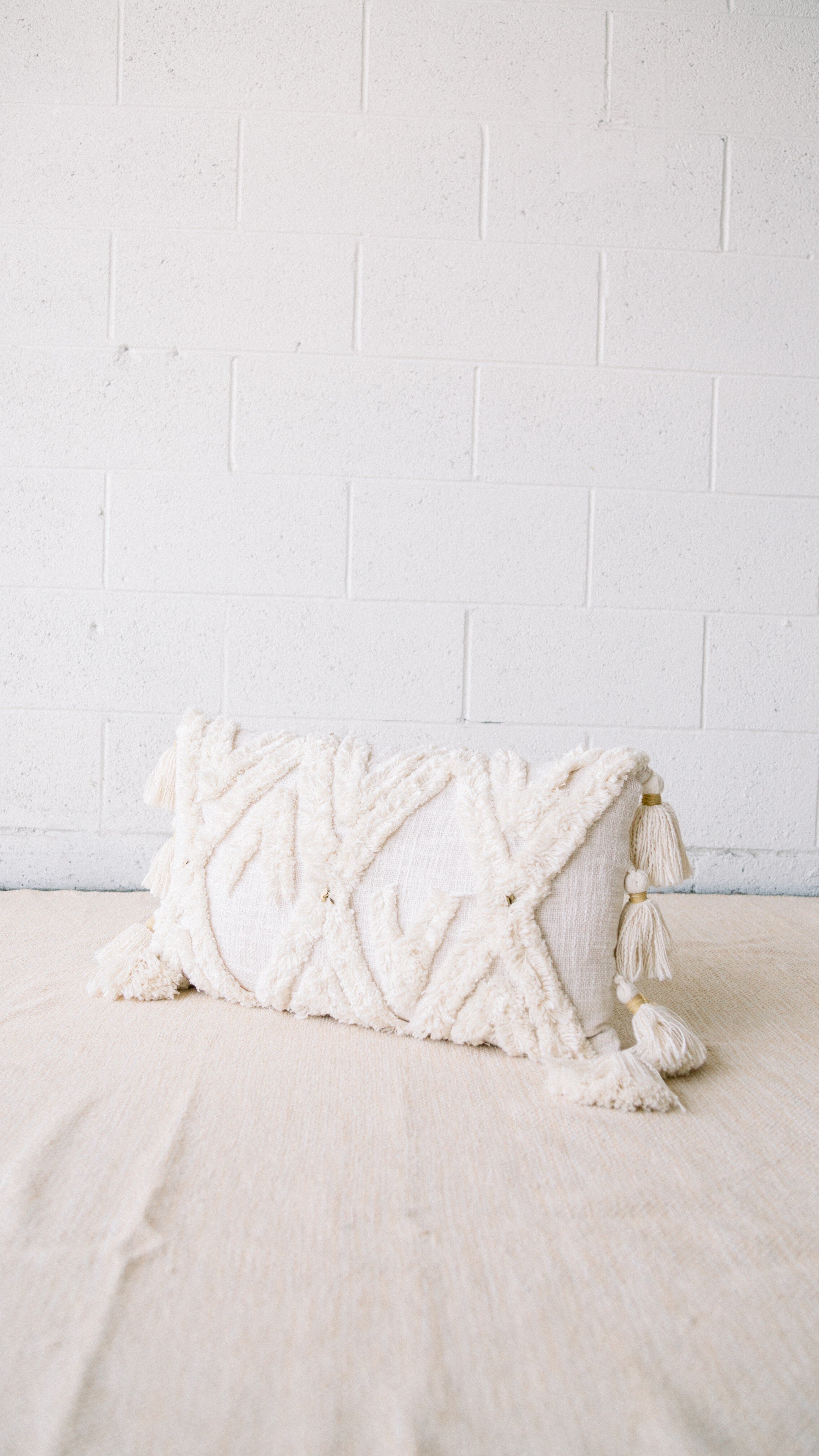 Cadence Textured Pillows with Tassels