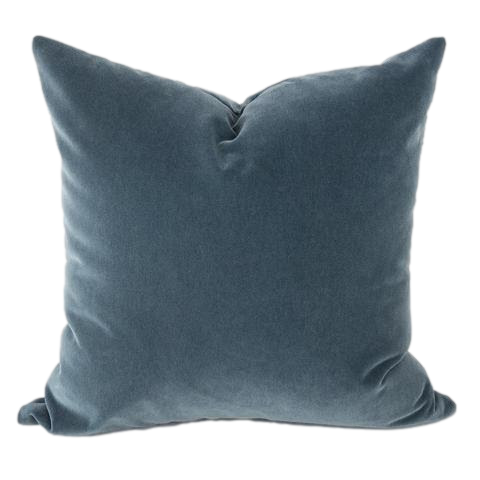 Juno Teal Velvet Throw Pillow 