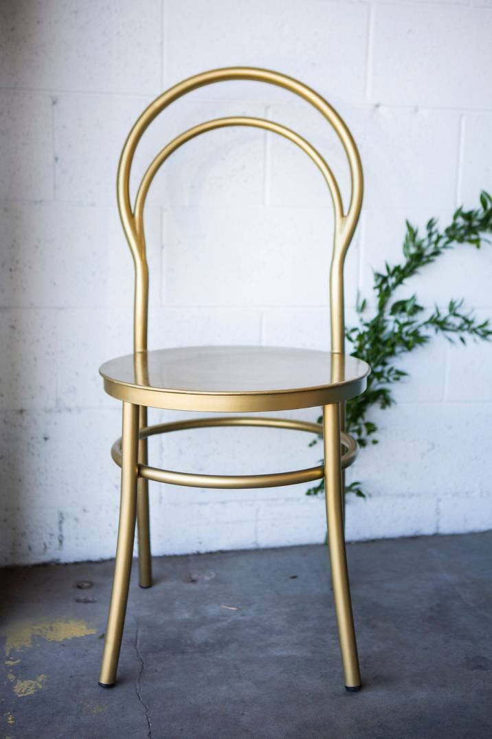Sag Harbor Brass Bentwood Dining Chair