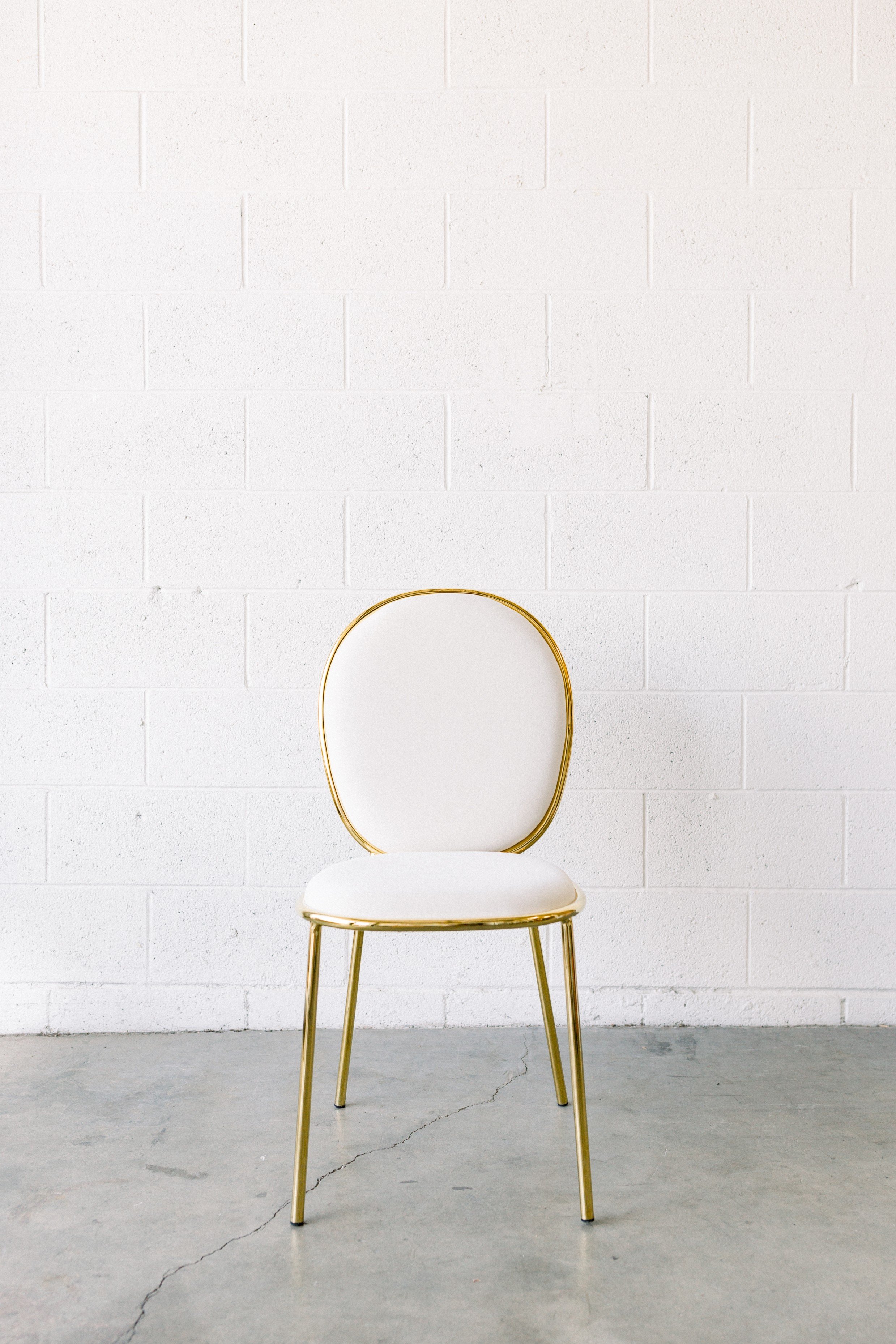 Antoinette White Velvet Dining Chair