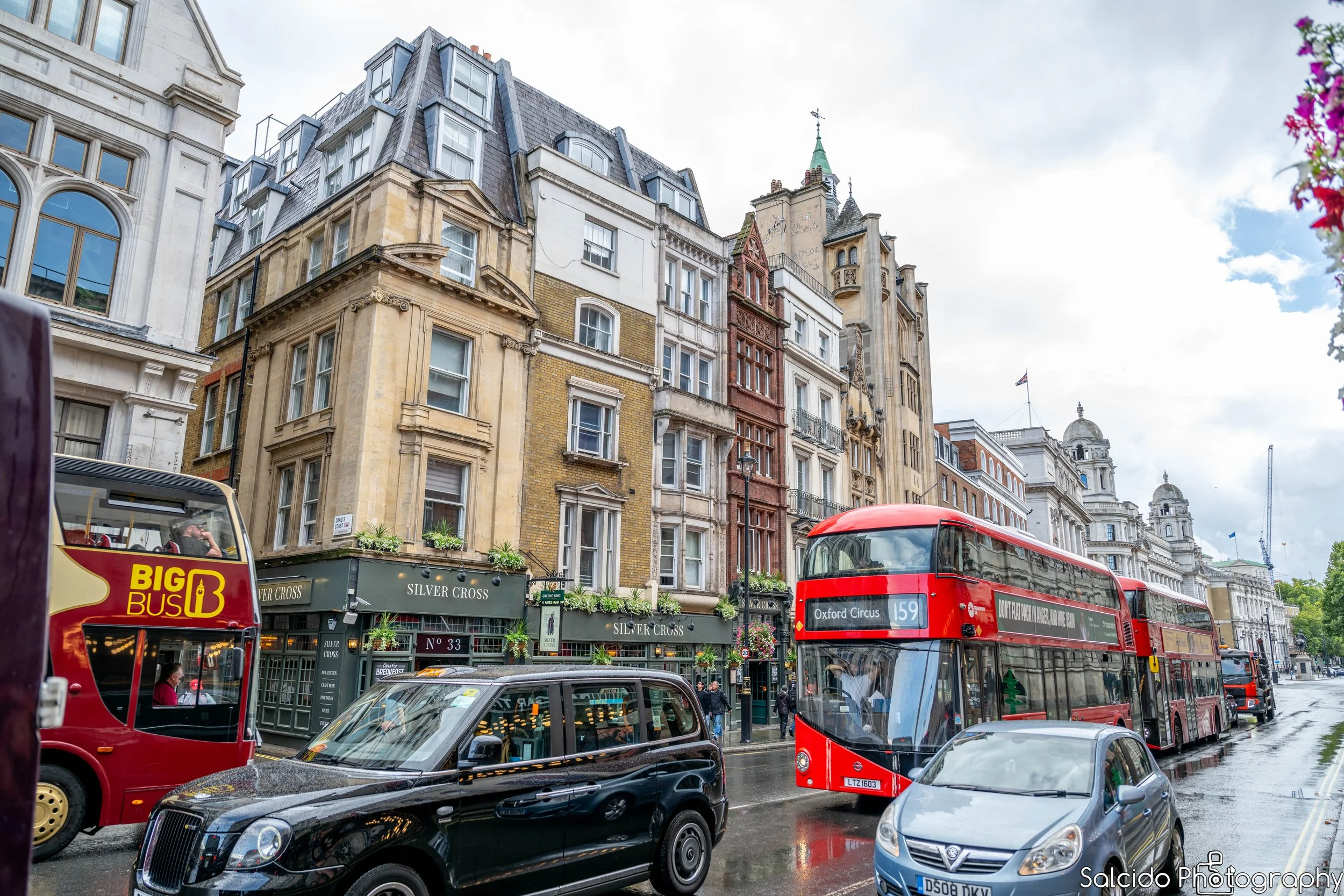 Walking around London