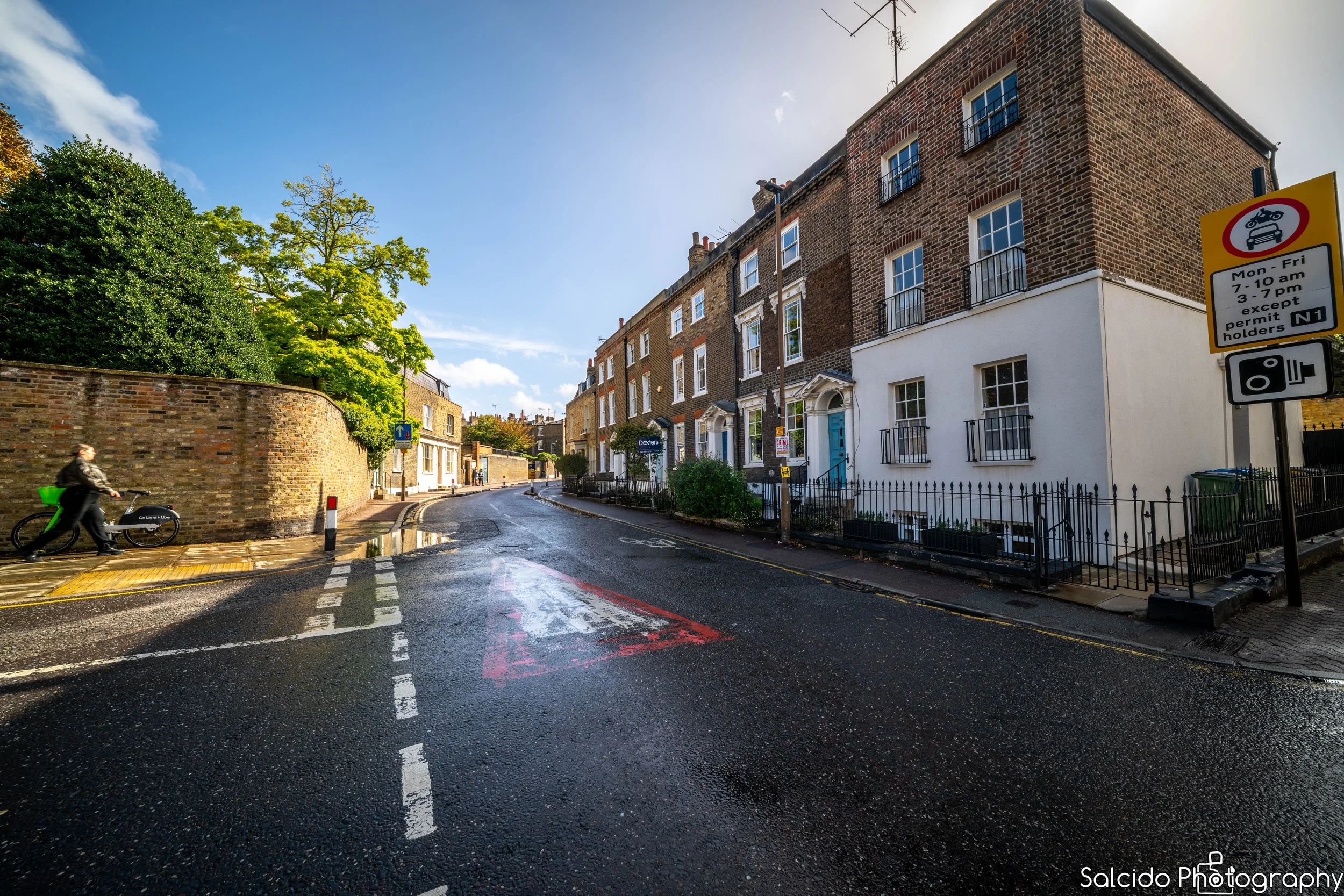 Walking around London