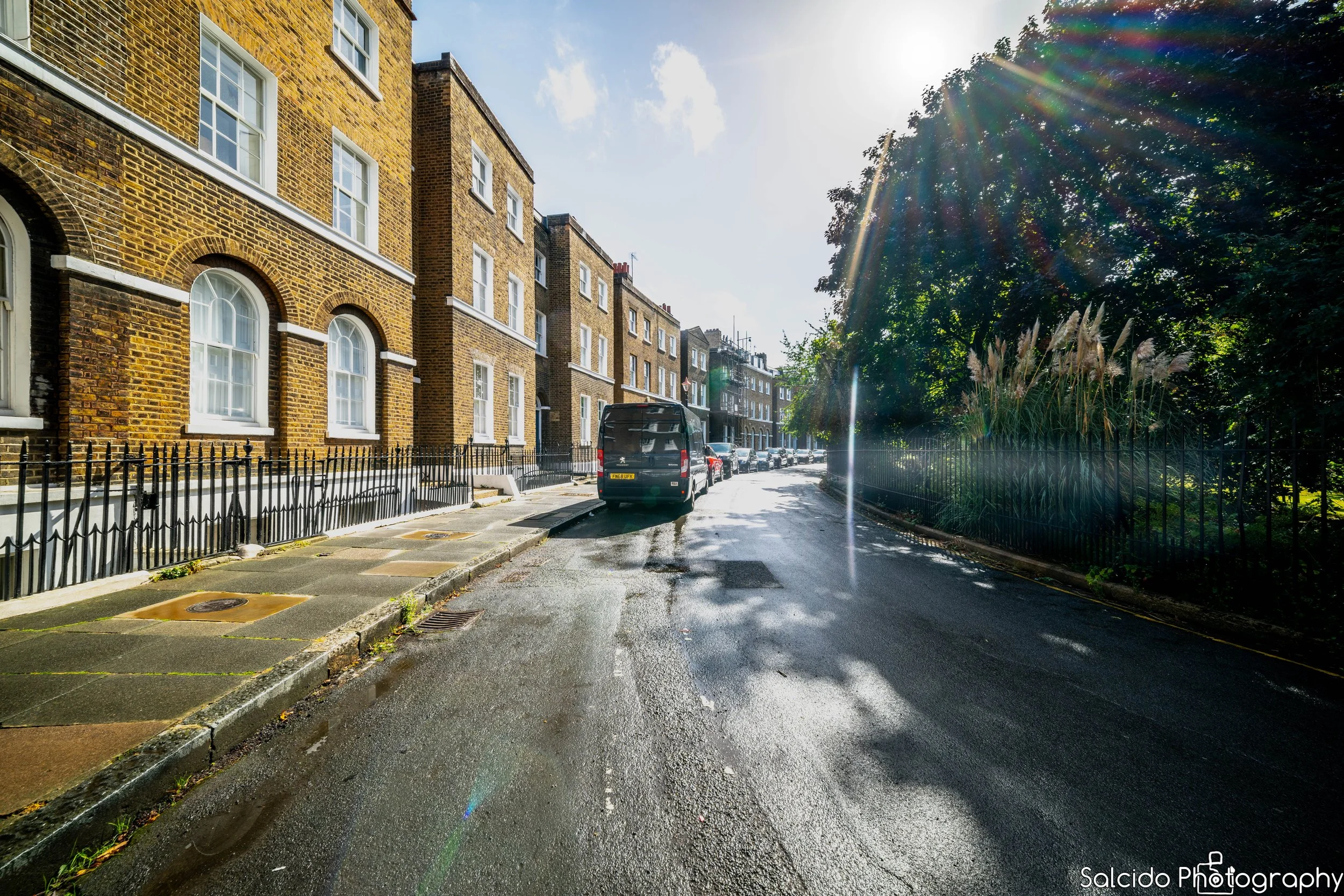 Walking around London