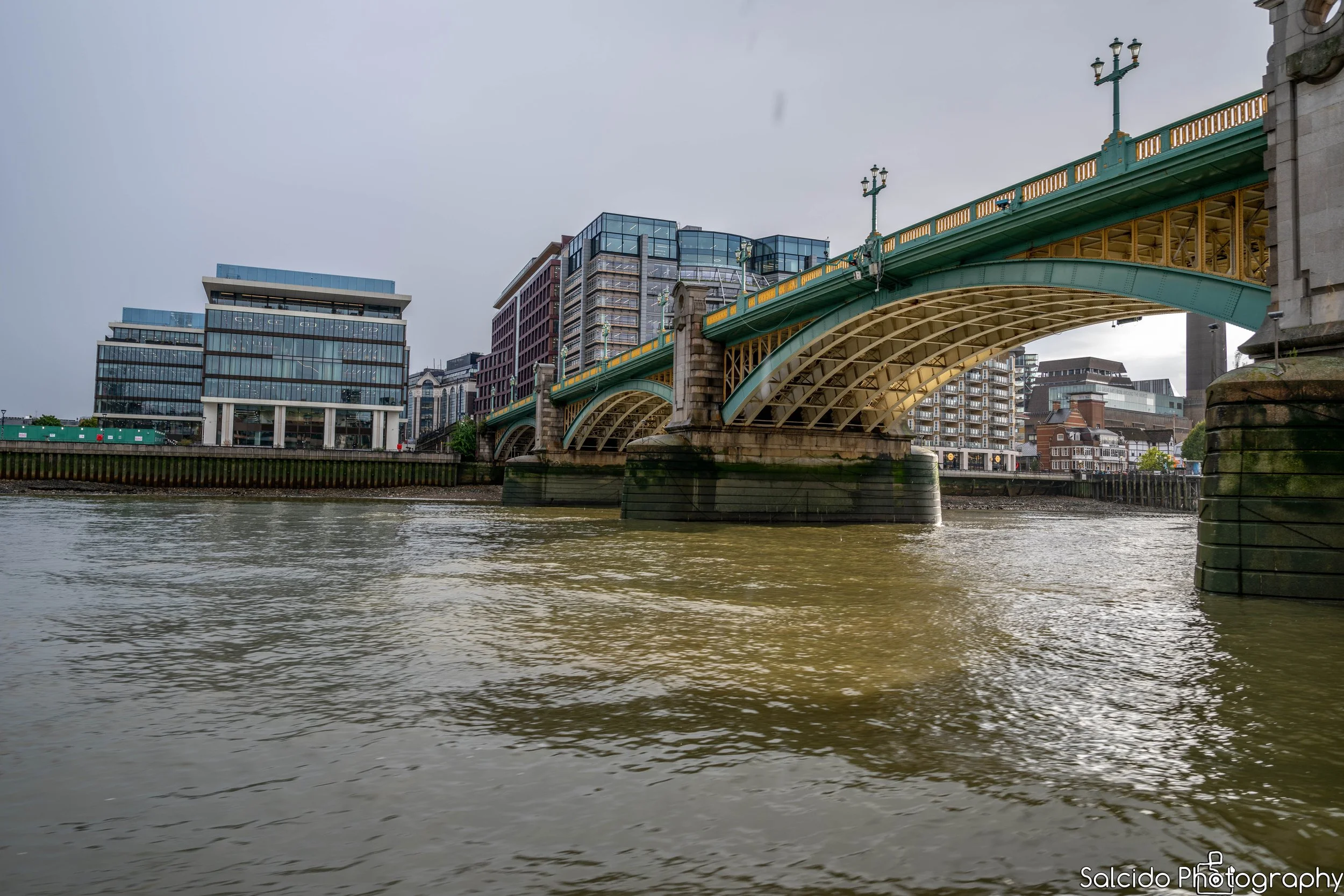 Southwark Bridge from an Uber Boat