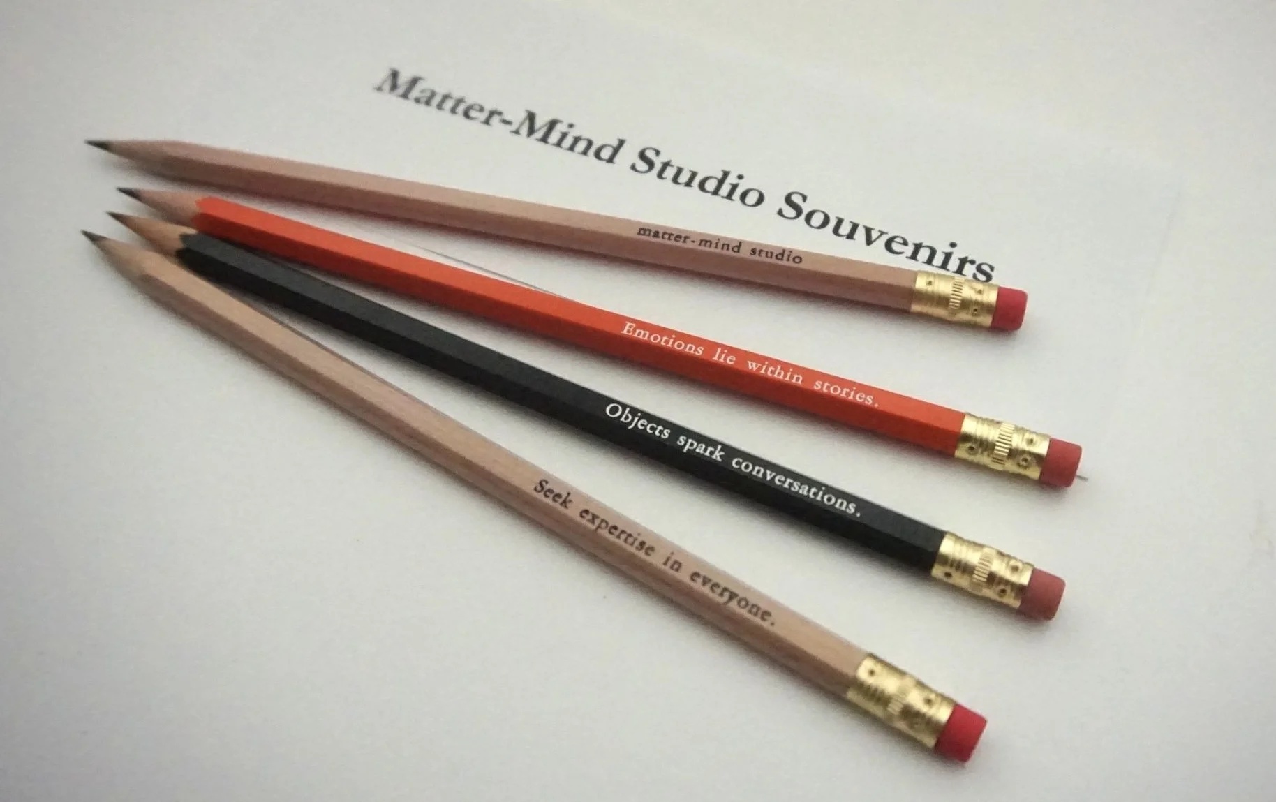 Matter–Mind Studio’s Manifesto on gift pencils