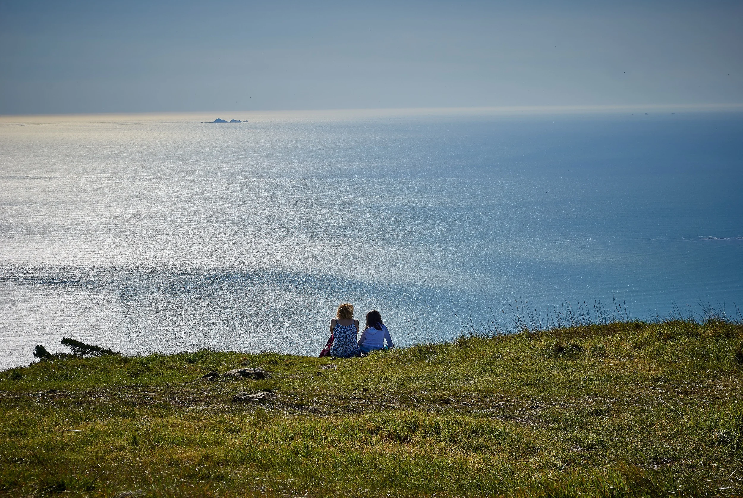 "Mother and Daughter and the Farallon Islands"