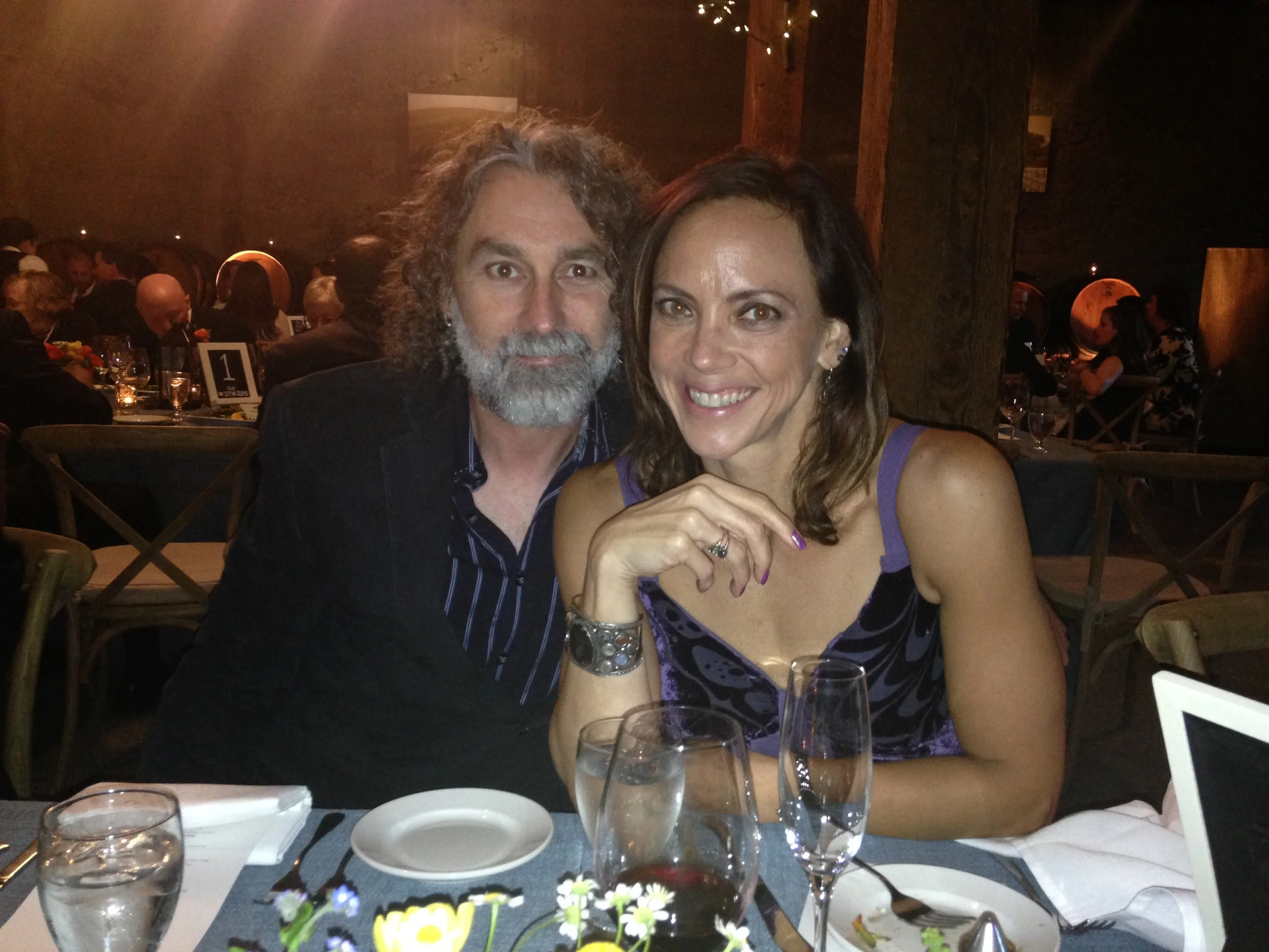 Shiloh and I at our friend's wedding, one week before our own wedding :-)