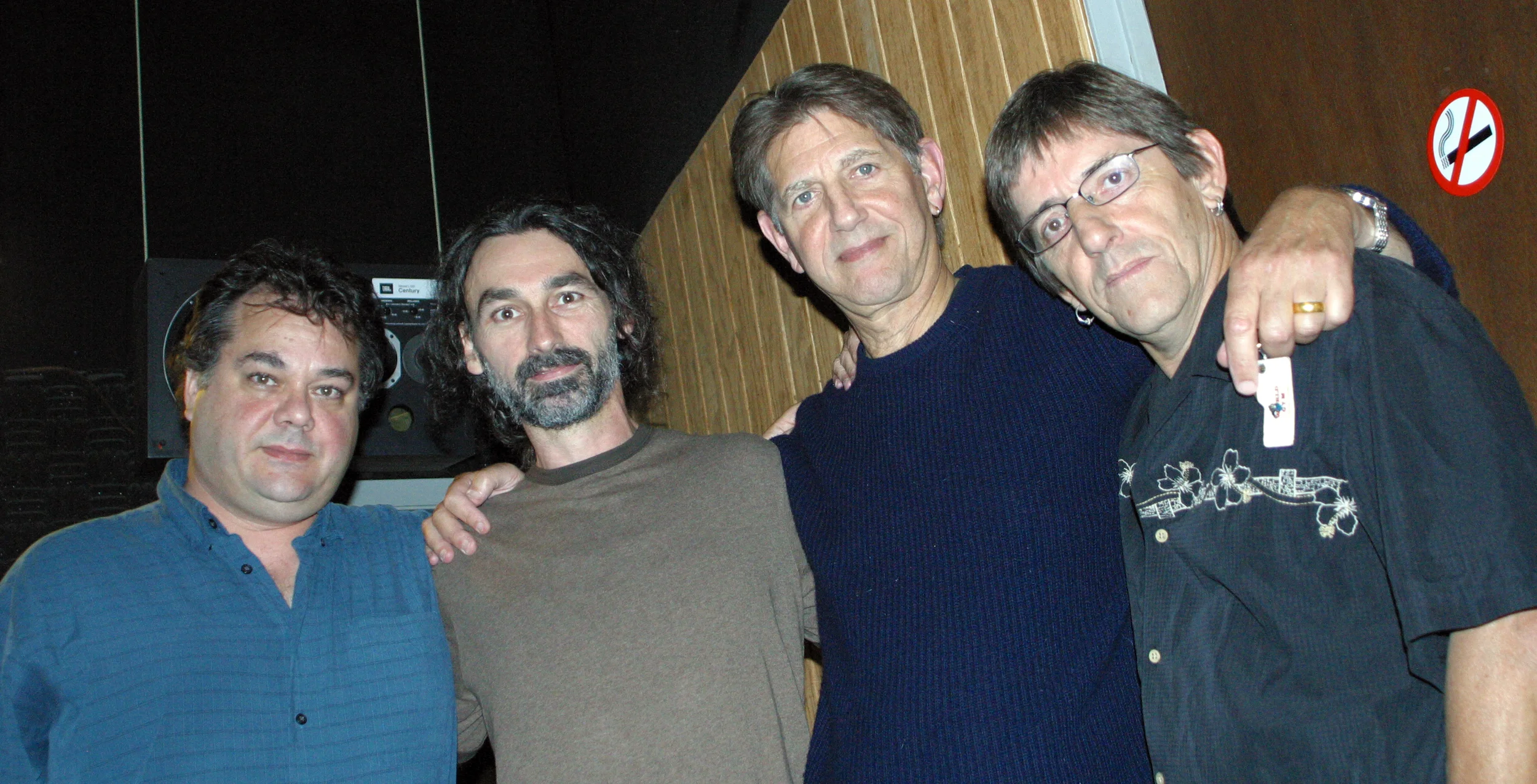 Peter Coyote doing the narration for Flesh of the Gods documentary Gary & I did together.