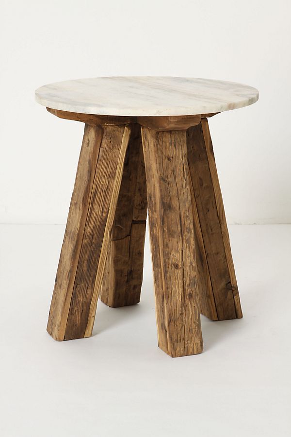 Wood and Marble Table