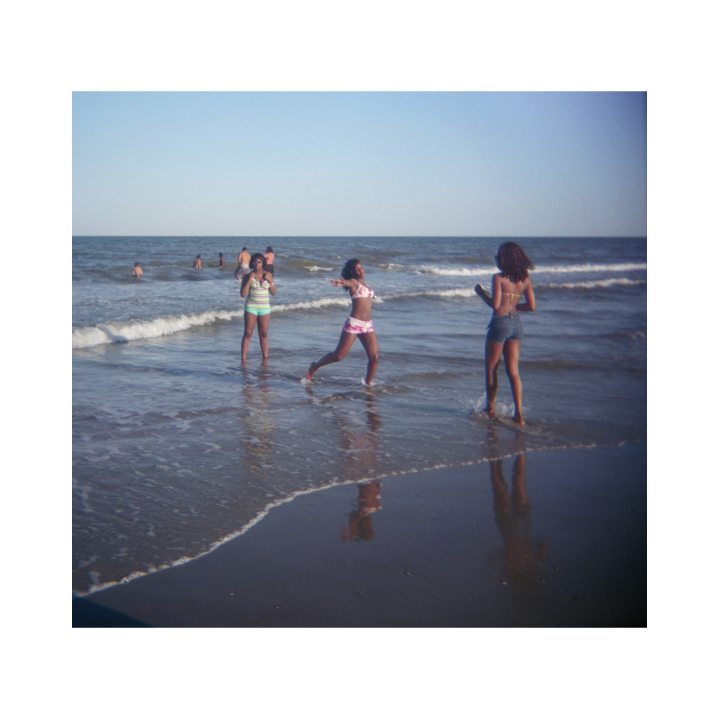 Three Girls on the Beach