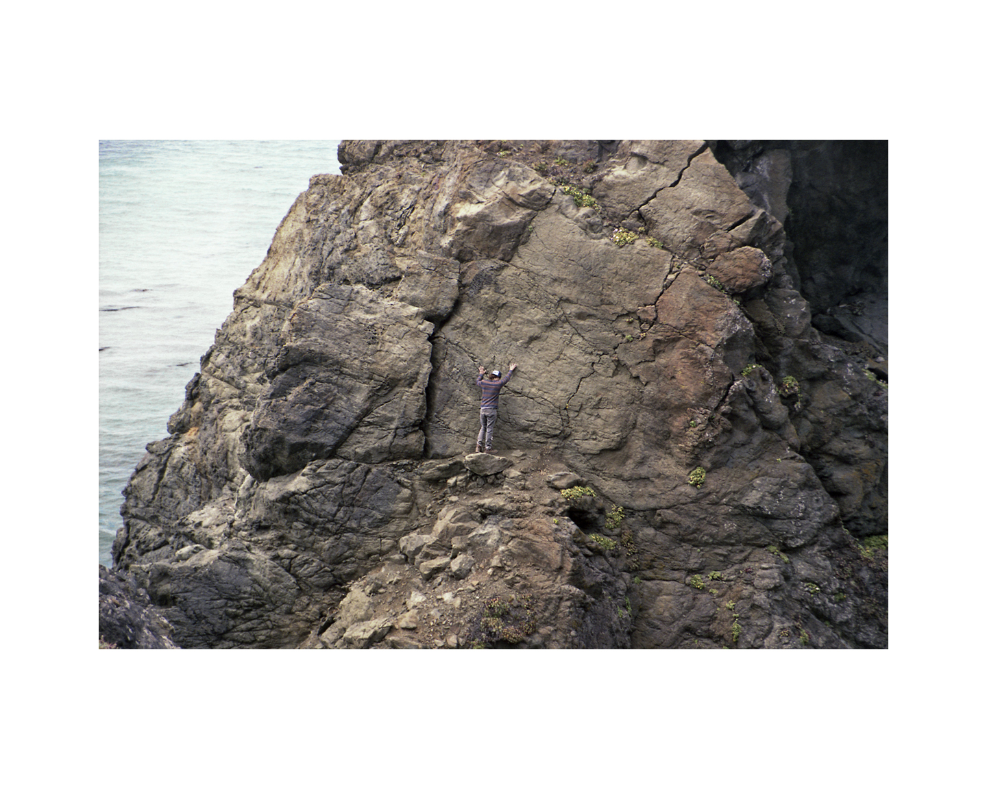 Attempting to Climb - Big Sur