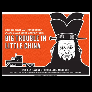 Big Trouble In Little China Silkscreen Poster