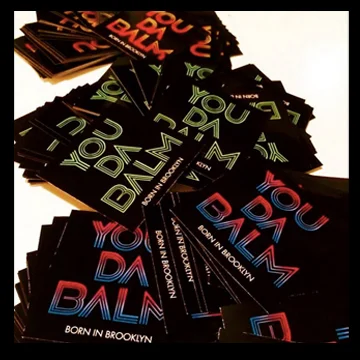 You Da Balm Lip Balm Stickers