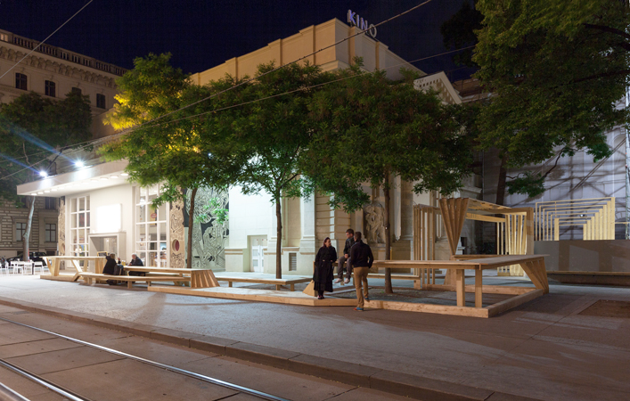 Festival Sculpture. Temporary installation for the Vienna Festival, Vienna 2014 - 2015 