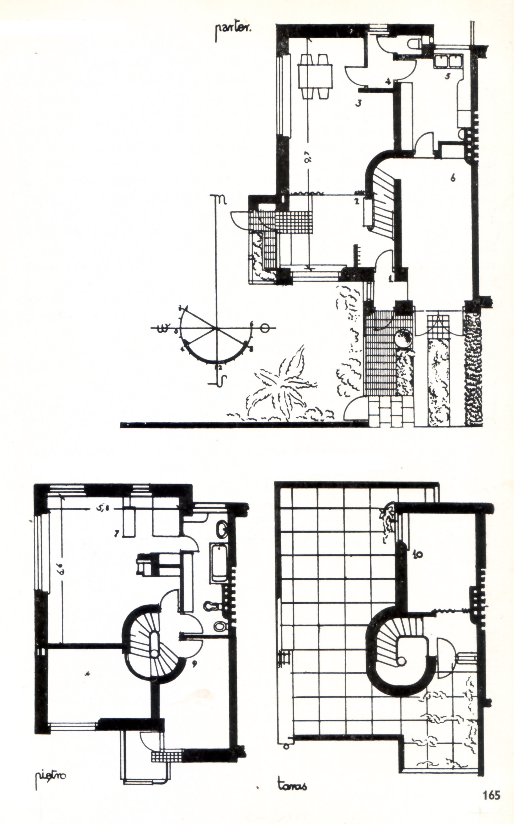 Archive plans House in Niegolewskiego Street, by Barbara Sokołowska Brukalski