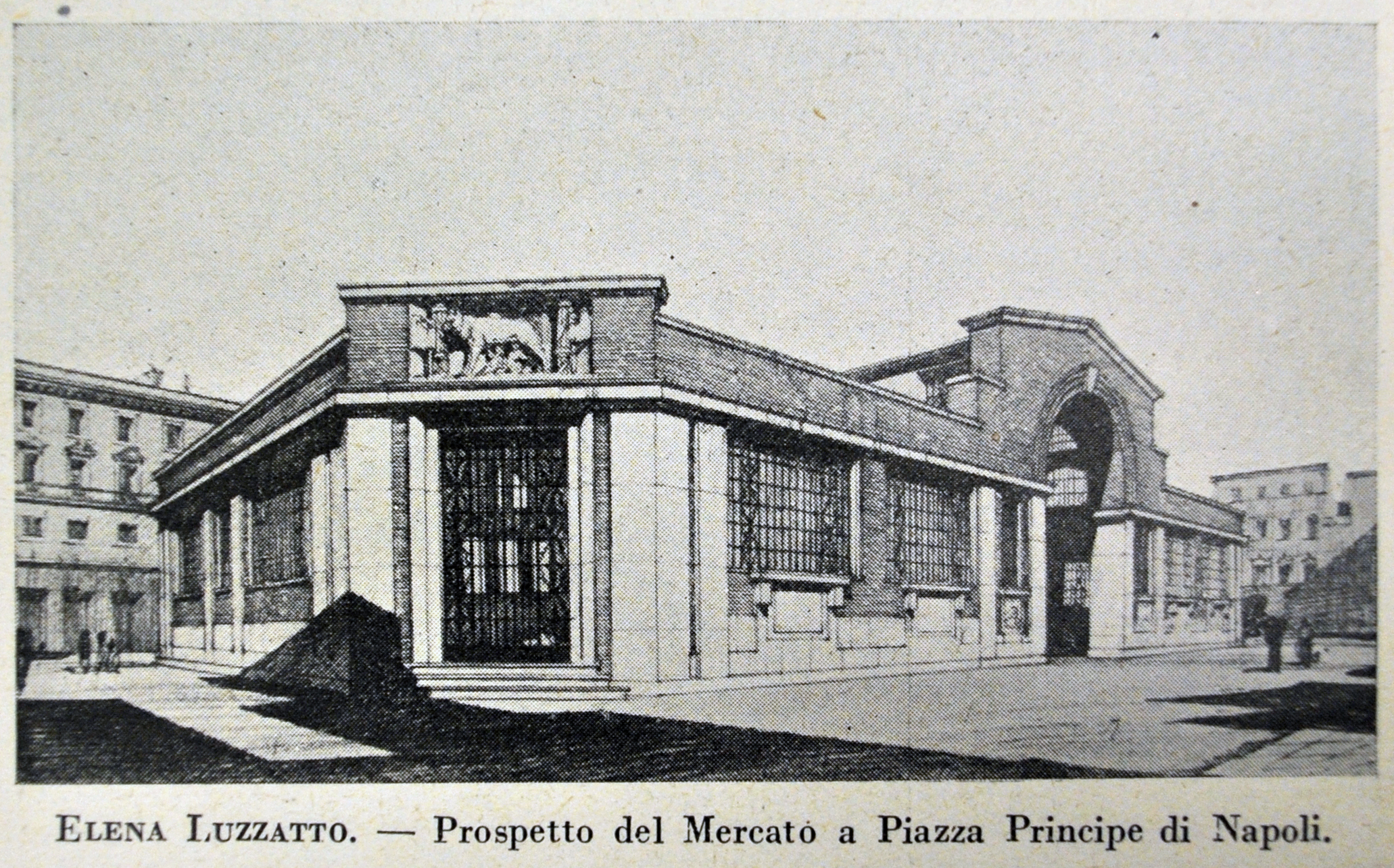 Mercatto Roma by Elena Luzzatto Valentini, 1935