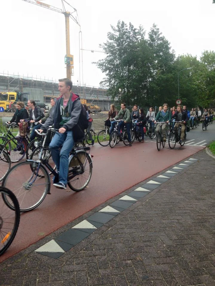 Morning biking. Wageningen. Photo (c) Kristin Malmcrona Friberg