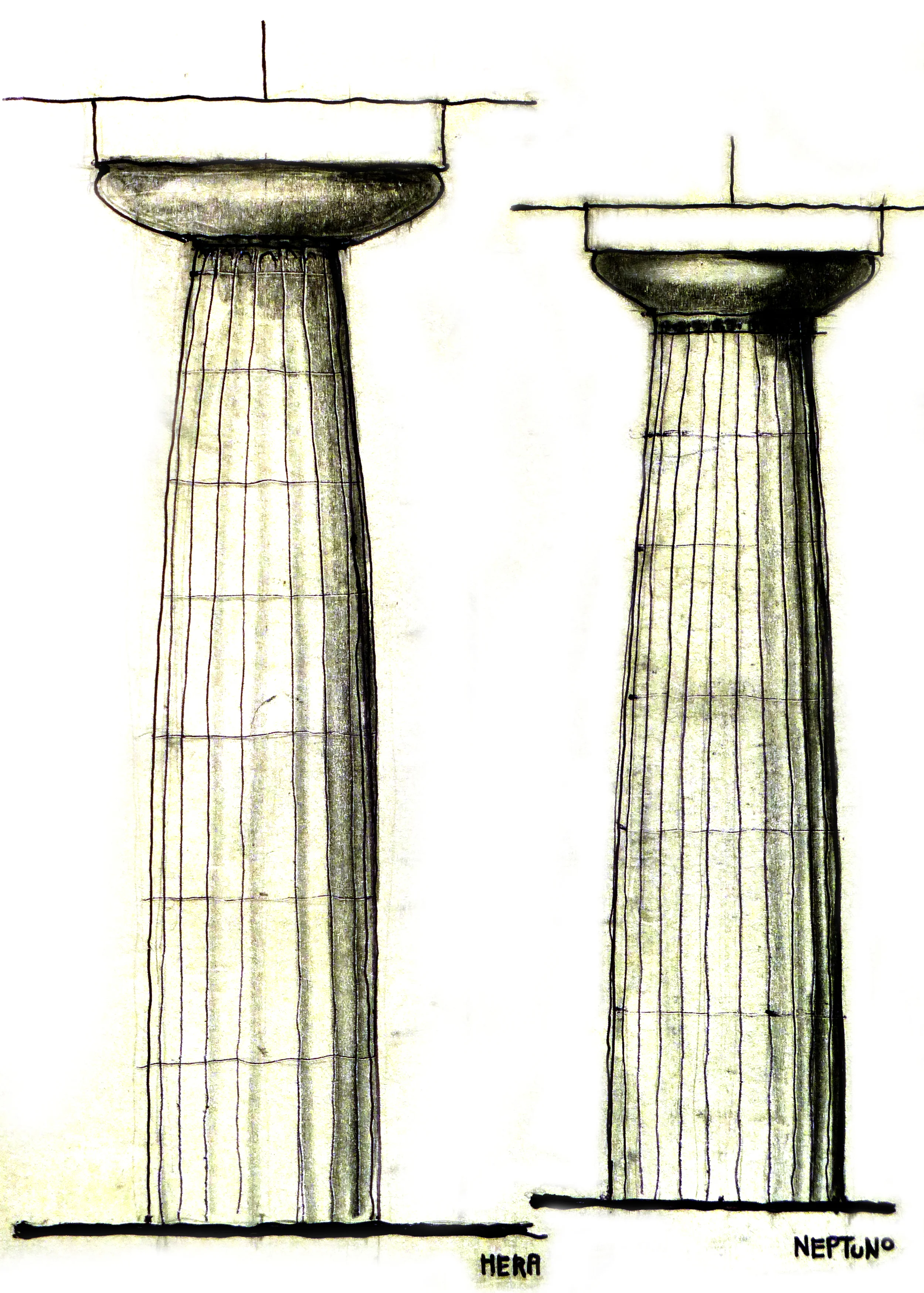 Paestum Columns